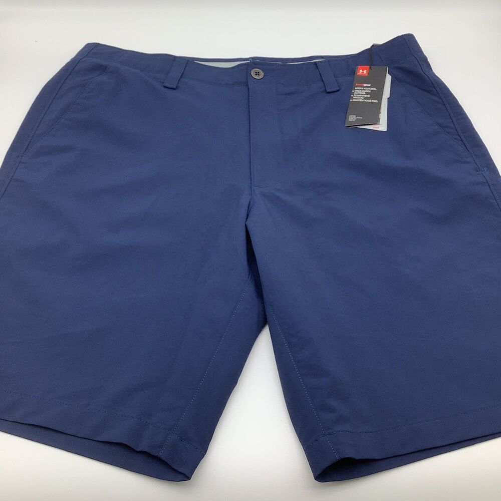 Under Armour‎ Mens Heat Gear Loose Fit Shorts Blue Size 40 (Actual 38) NWT